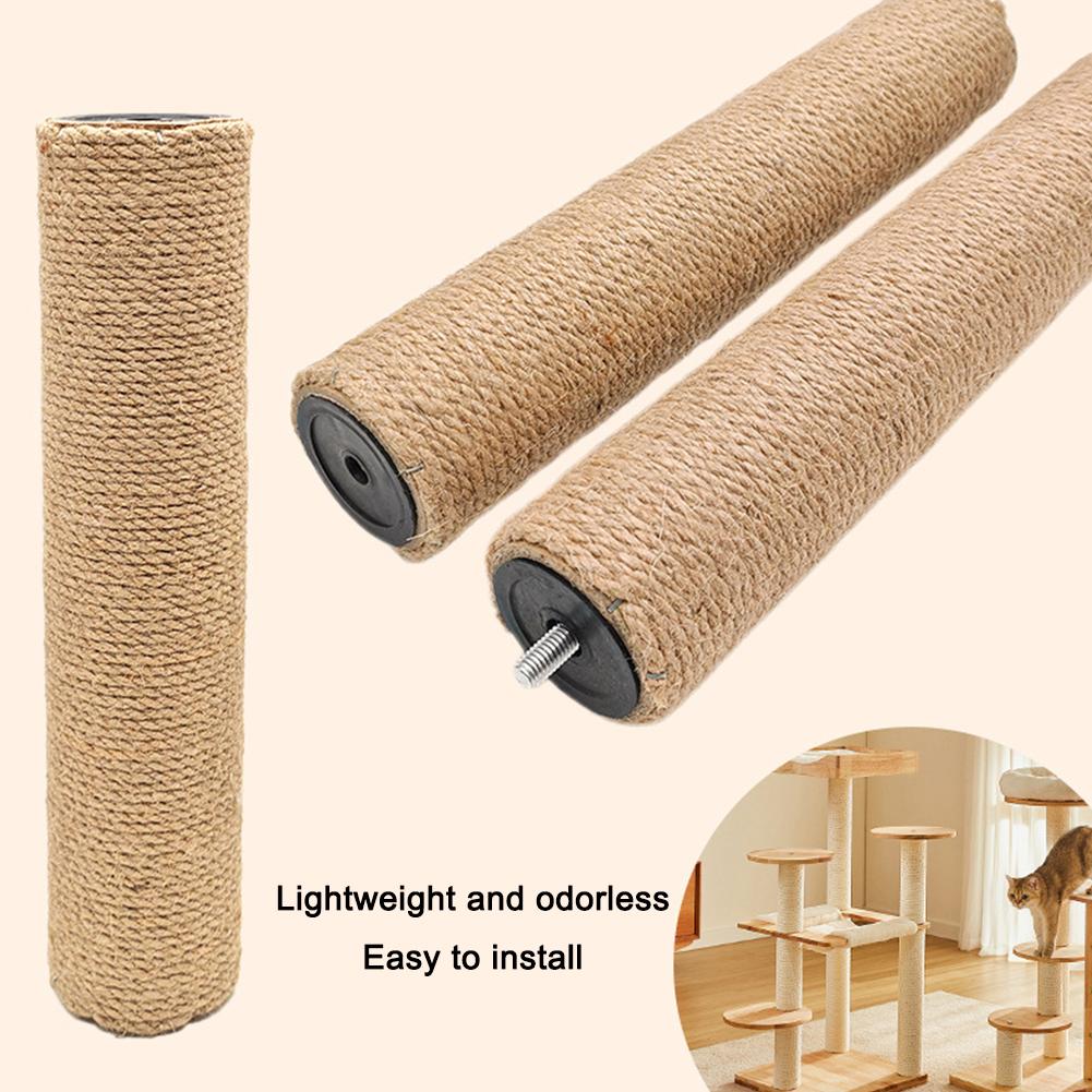Kattenkrabpaal Kattenboom Sisal Klimrek DIY Vervangpaal Accessoires Kittenspeelgoed Huisdiermeubilair Kittens Krabpaal