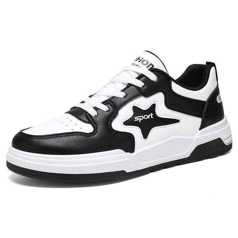 Herren 2025 Herbst Weiße Atmungsaktive Sneakers mit dicker Sohle - Trendige Lässige Skate- und Modeschuhe