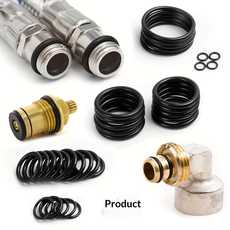 225/1200Pcs Nitrile Rubber Round Gasket Sealing O Ring Set Elastic Oil Resist Washer Gaskets Seals For Faucet Plumbing Repair