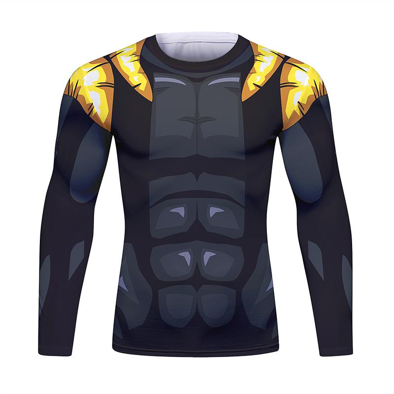 Fight Rashguard Men's Sports T-shirt Tops Fitness Printed Sublimation Boxing MMA Compression Tights Long Sleeve T-Shirts