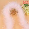 Feather Boa Ostrich 8-10cm Trim Long For Sewing Party Crafts Clothes Hat Dress 2Yards 1.82Meter Plumas Strip Black White Pink