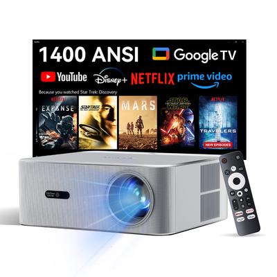 Oscal Proyector Inteligente PV800 Pro 1920*1080P Ultra Silencioso 1400 Lúmenes ANSI 50000 Horas con Configuración Automática y Visuales Inmersivos Preparados para 4K
