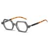 Vintage Polygon Optical Frames Men  Fashion Blue Light Blocking Glasses Women Trendy Luxury Brand Design Eyeglasses