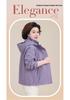 Petite Mom 2025 Fashionable Spring/Autumn Windbreaker for Middle-Aged Women