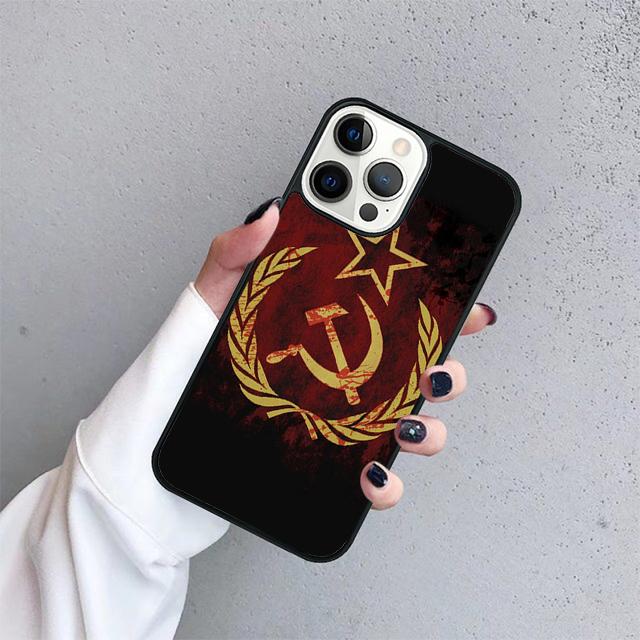 New Style Russia Soviet Flag Phone Case Cover For iPhone 17 Air 15 16e 14 13 12 Pro Max 11 Pro Max Plus Coque Shell