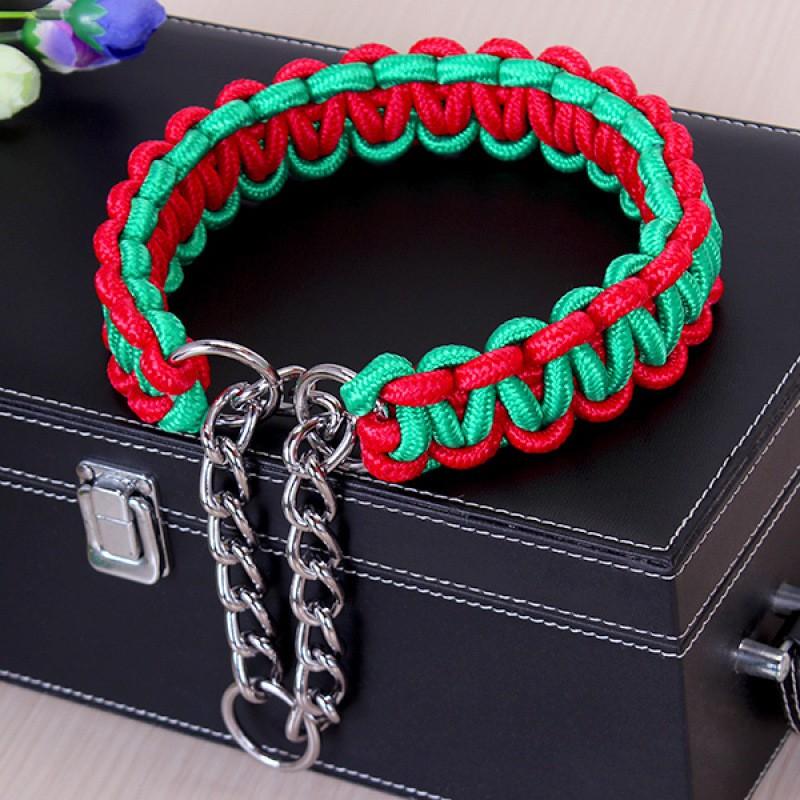Dog Collar P Chain Small Medium Large Dogs Adjustable Pet Training Walking