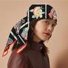 Silk Scarf Women Horse Head Print Square Scarves Head Echarpes Silk Foulards Femme Wraps Beach Shawl Bandana Lady Hijabs 90CM