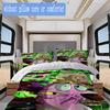 Courage the Cowardly Dog Pattern Bedding,Quilt Set Quilt Cover Pillowcase Home Birthday Gift (1*duvet Cover+2*pillowcase,without core)SSJT0917204
