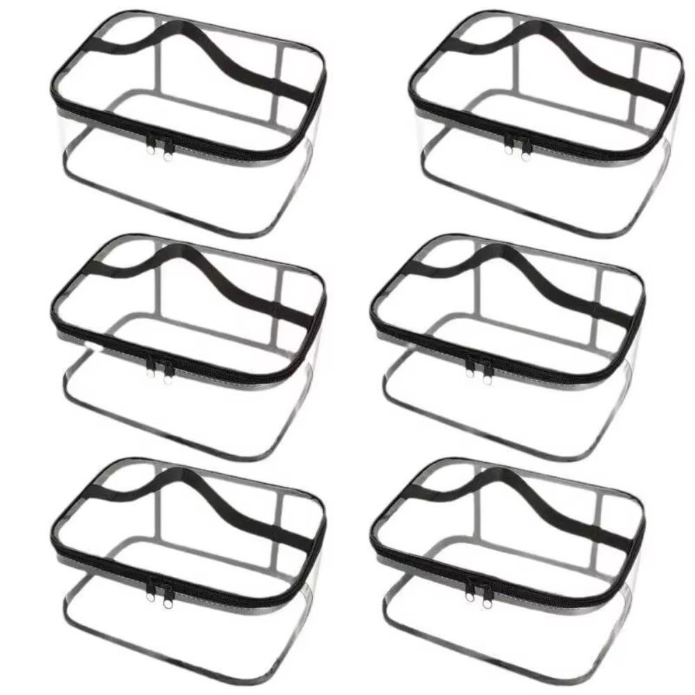 Clear PVC Toy Storage Bag Large Capacity Board Game Storage Puzzle Organizer  Kids Room Storage