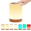 LED Night Light, RGB Table Lamp with Touch Control, Rechargeable 5000mAh Battery, Warm White+RGB+Dynamic+SOS Modes,