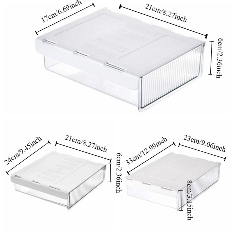 Slide Buckle Under Desk Drawer Organizer Space Saving Multipurpose Hidden Office Organizer Underwear Case Stationery