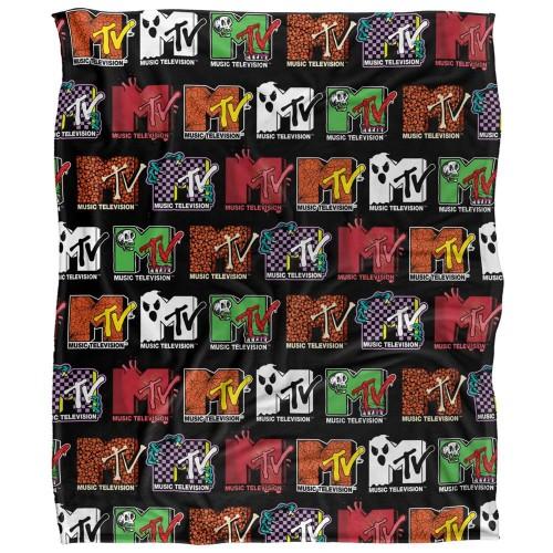MTV Silky Logo Halloween Supersoft Blanket