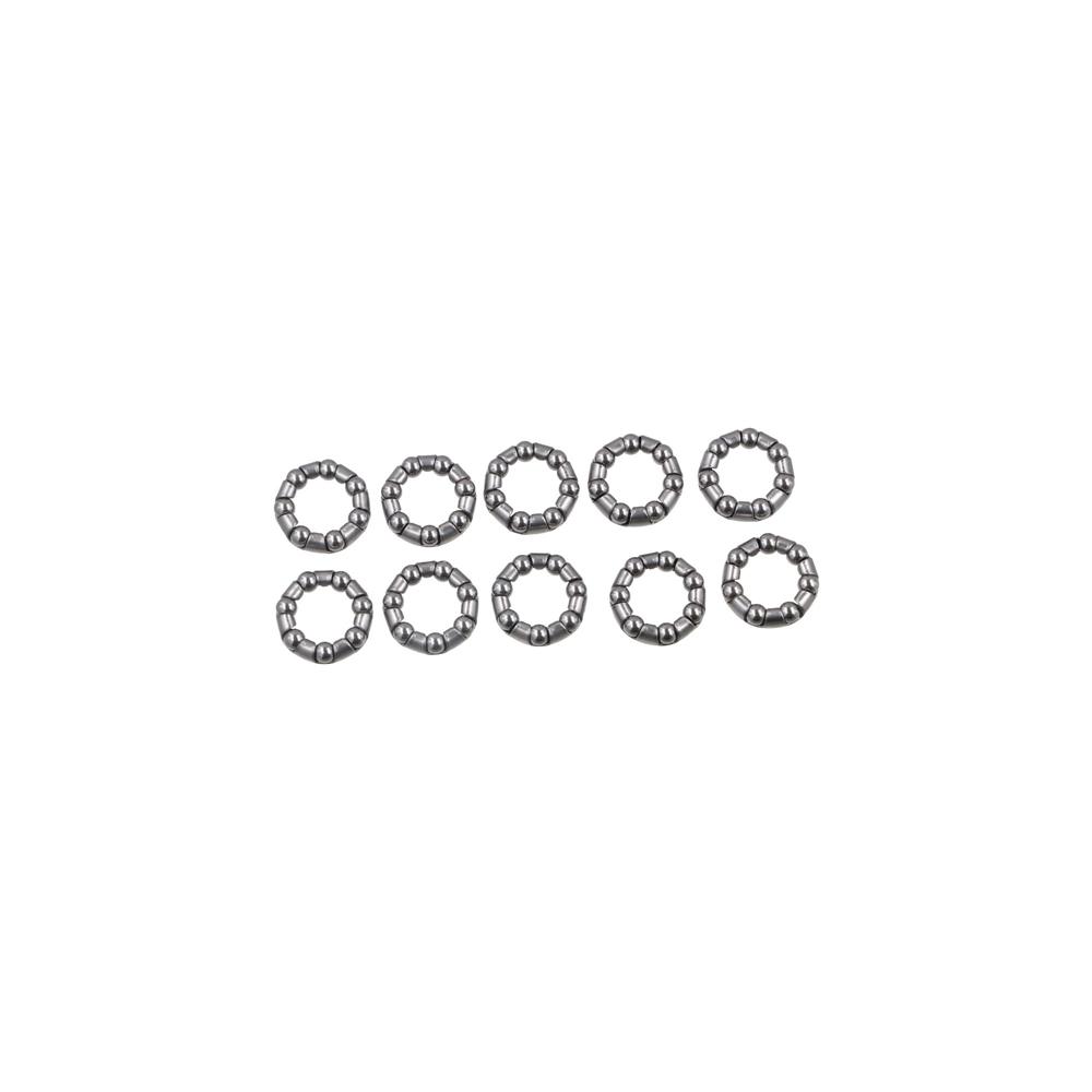 Accessories 7 Balls Silver 3/16" Bicycle Hubs Cycling Bearing Bicycle Bearings Bicycle Front Hub