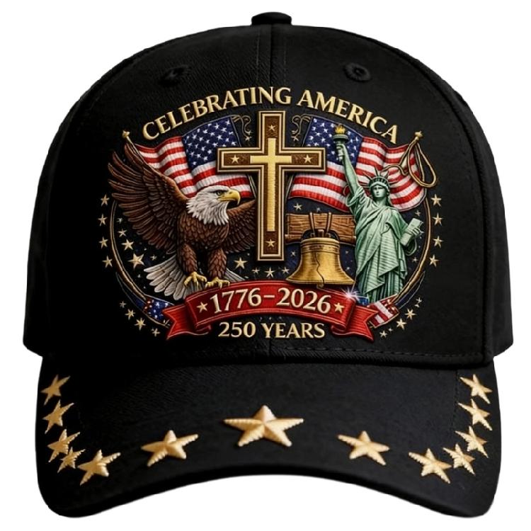 Outdoor Baseball Cap Presenting 3D Statue Of Liberty Detail In Cotton 250th Anniversary Baseball Cap Adjustable Fit