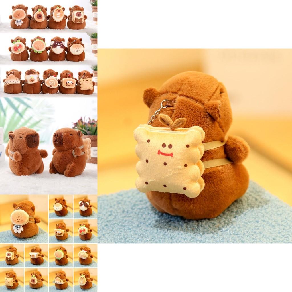 Capybara Plush Charm Keyring For Kids And Teens Water Animal Gift And Collection