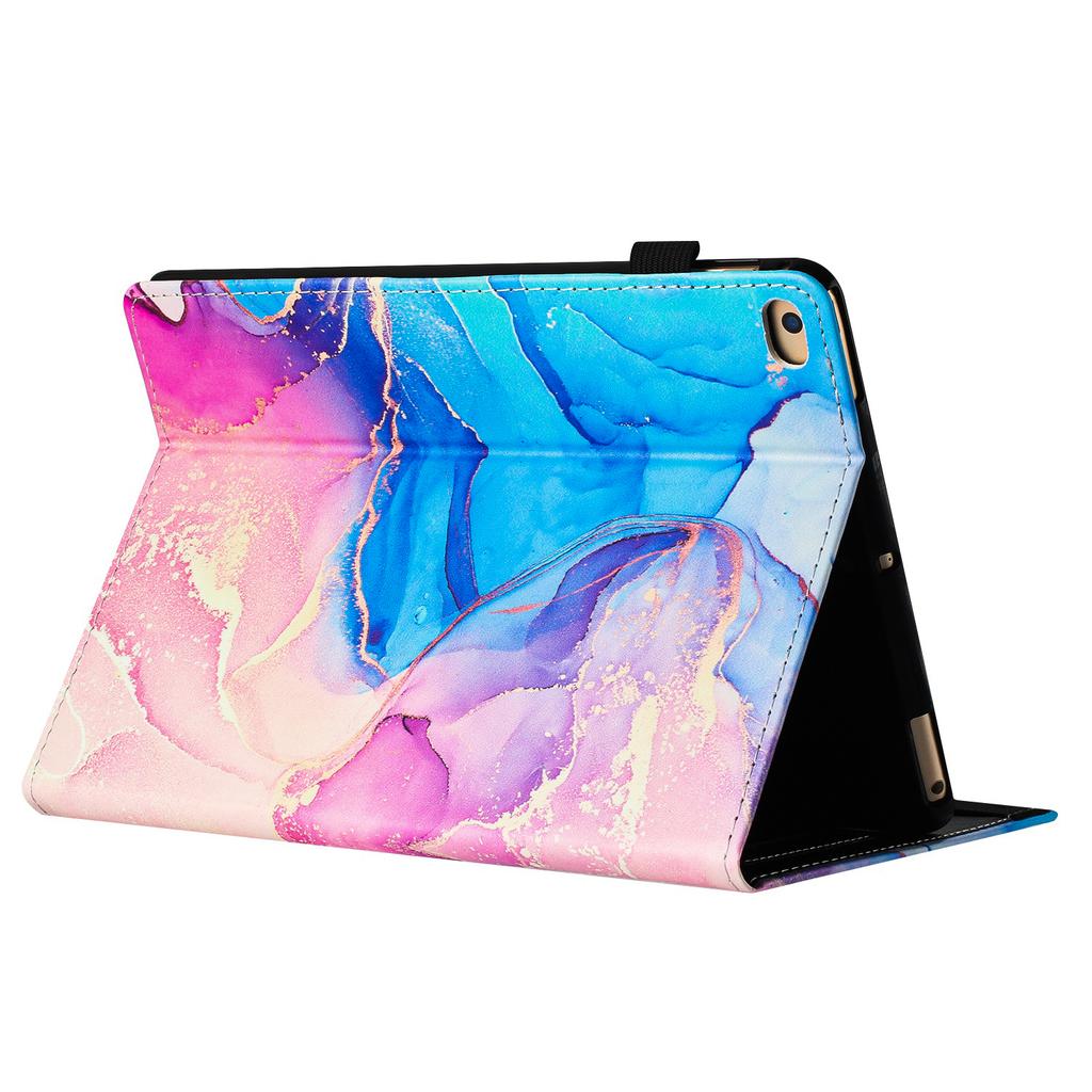 For iPad mini/mini 2/mini 3/mini 4/mini (2019) 7.9 inch Case Marble Leather Cover with Pencil Holder, Auto Wake/Sleep
