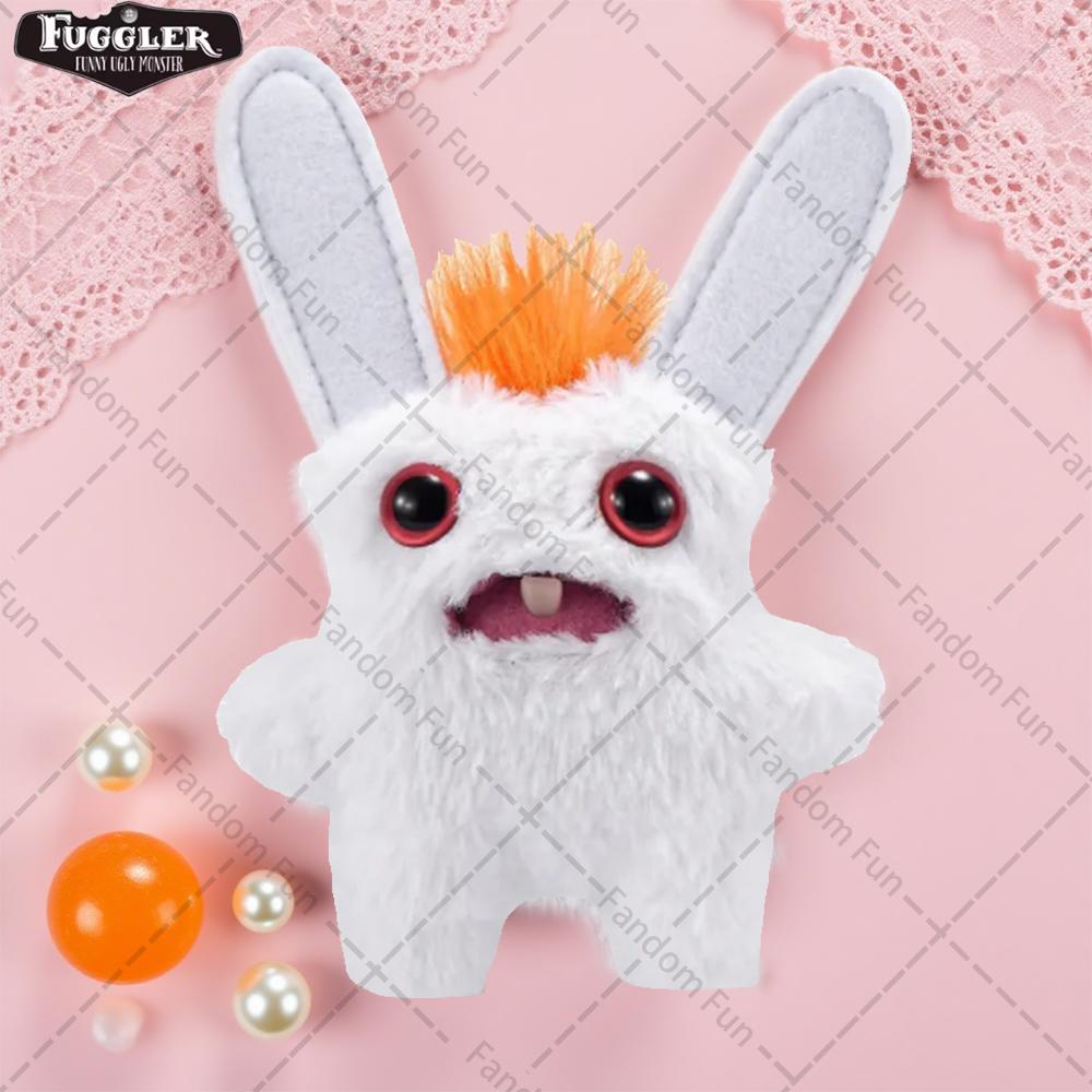 Baby Fugg Monster Plush Doll Rabid Rabbit Funny Ugly Hedge Grog Screech Wide-Eyed Teeth Monster With Box