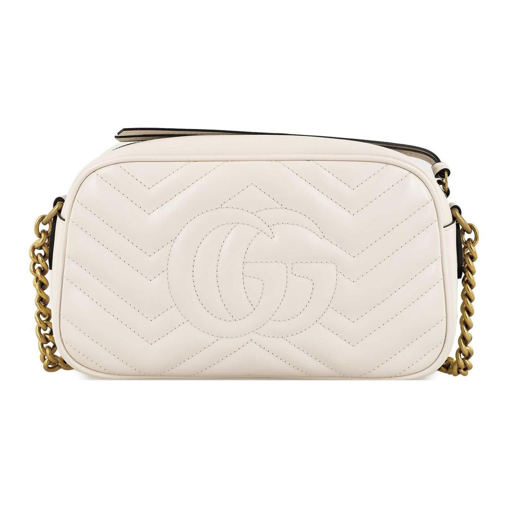 Gucci GG Marmont Small Shoulder Bag White Women Shoulder_bags 447632-DTD1T-9022