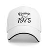 Vintage 30  40  50  60  70 Años Regalo De Cumpleaños Día Del Padre Gorra De Béisbol Del Abuelo Ropa De Calle Gorras Mascul