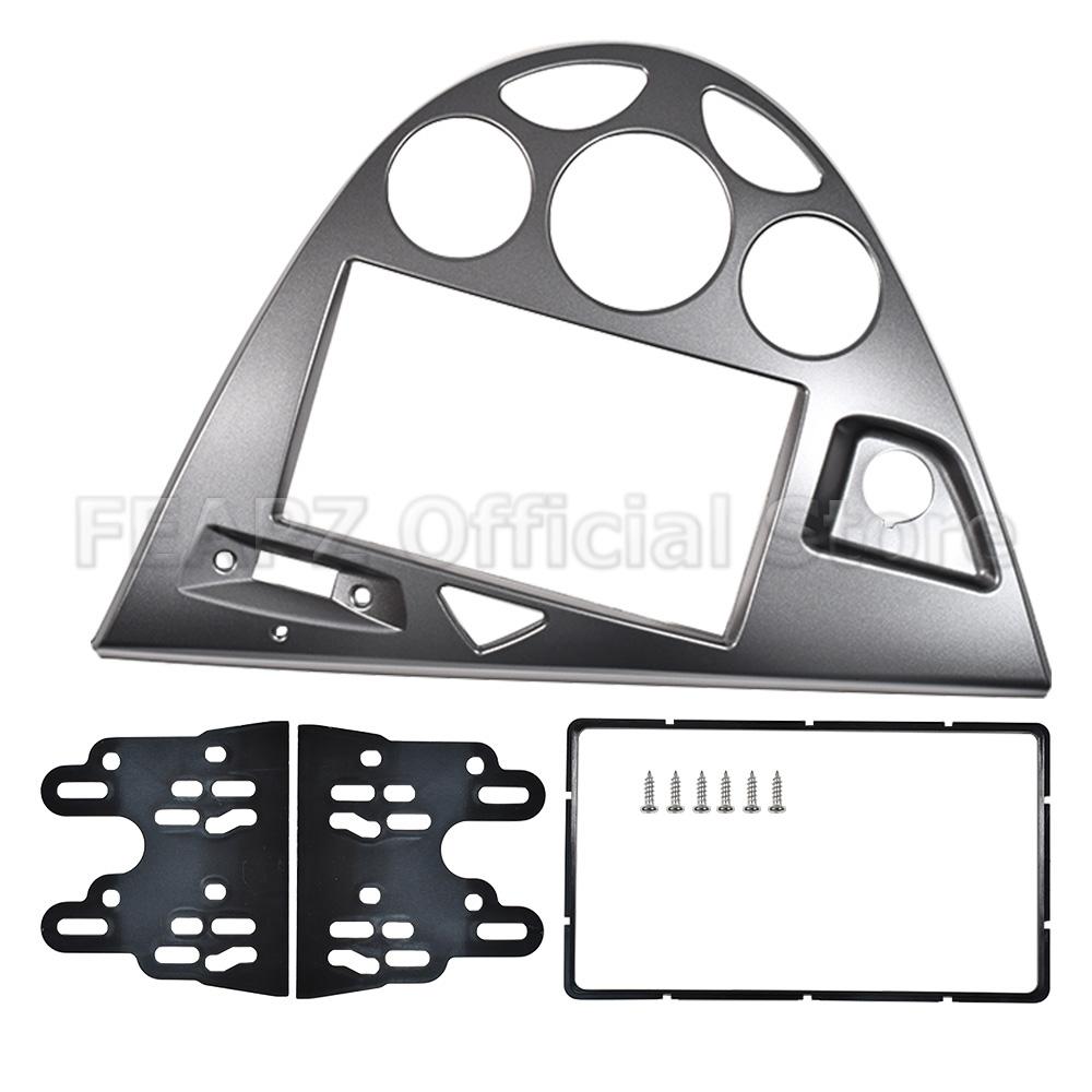 For Ford Focus MK1 Fiesta 1998-2004 1Set LHD Car Center Dashboard Trument Radio Surround Panel Trim Kit Car Accessories