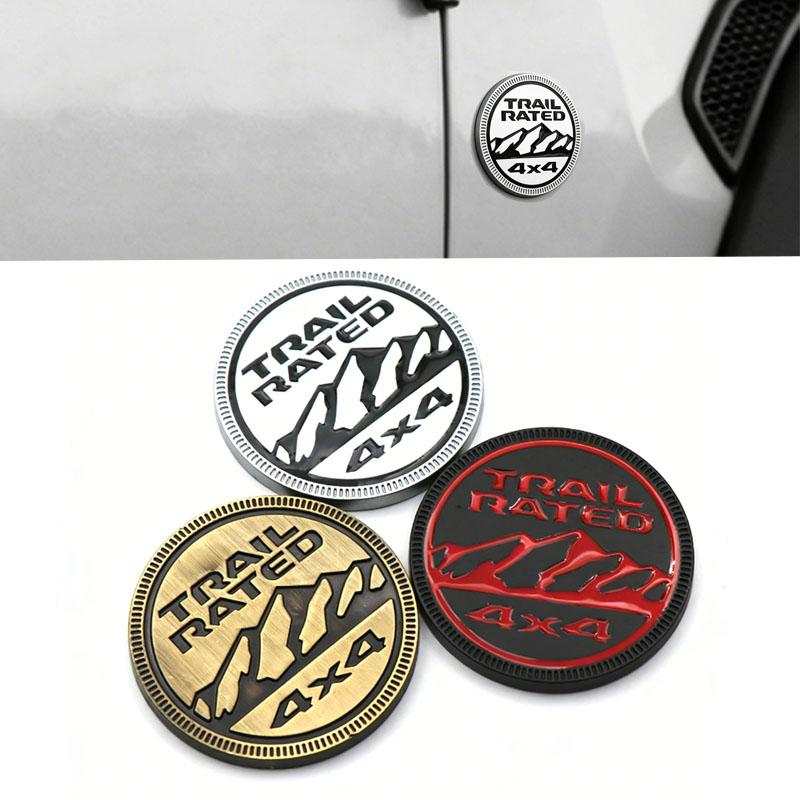 New 3D metal snow mountain badge suitable for JEEP Wrangler Grand Cherokee Freedom Knight modification accessories AMW1