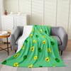 Verse Vruchten Plaid Druif Sinaasappel Aardbei Patroon Flanellen Deken Zacht Lichtgewicht voor Bed Bank Sofa King Queen Maat