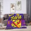 Κουβέρτα Takis Chili Chips Ζεστή Πρωτότυπη Βελούδινη Κλινοσκεπάσματα για Εξωτερική Διακοσμητική Φανελένια Κουβέρτα Κάλυμμα Κρεβατιού