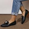 Mode Damen Neue Herbst Flache Einzelschuhe Spitzen Glitzer Schmetterlingsknoten Weiche Sohle Anti-Rutsch Verschleißfeste Low-Top-Schuhe