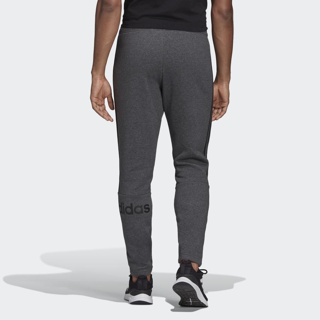 adidas Knitted Sweatpants Men's Gray Moderate Straight Fit Pants EI9006