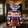 1 Stück Son Goku Druck Flanelldecke, Hohe Qualität für alle Jahreszeiten, Heimdekoration, Wärme und Komfort, Perfekt für Weihnachtsgeschenke