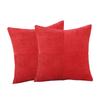 Corduroy Throw Cover - Color Design for Living Room Sofa Cushion