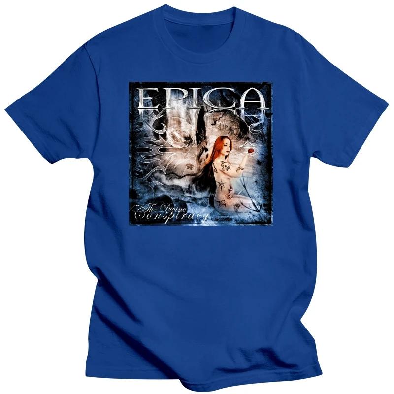 

Мужская модная летняя хлопковая футболка с коротким рукавом симфоническая метал-группа Epica футболка повседневная уличная одежда в стиле Харадзюку хип-хоп футболки топы 3XL