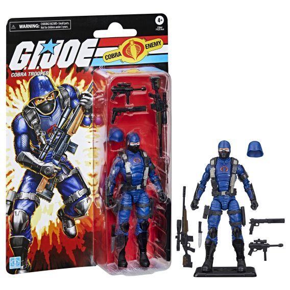 New Hot In Stock 6 Inch G.I. Joe Gi Joe Classified Serie Retro Snake Eyes Cardback Cobra Trooper Mobile Action Figure Model Gift