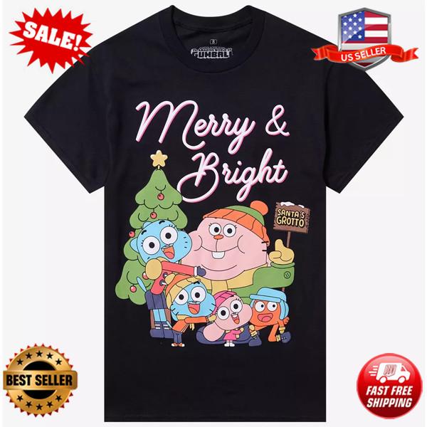 The Amazing World Of Gumball Merry & Bright T-Shirt XXXL