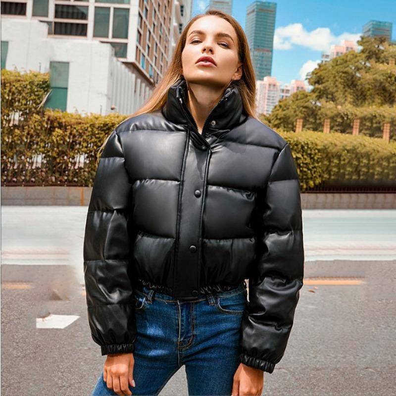 Короткая куртка с хлопковой подкладкой — фото 11