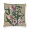Australian Wildflower Hakea Square Pillowcase Polyester Linen Velvet Creative Zip Decor Pillow Case Sofa Cushion Cover