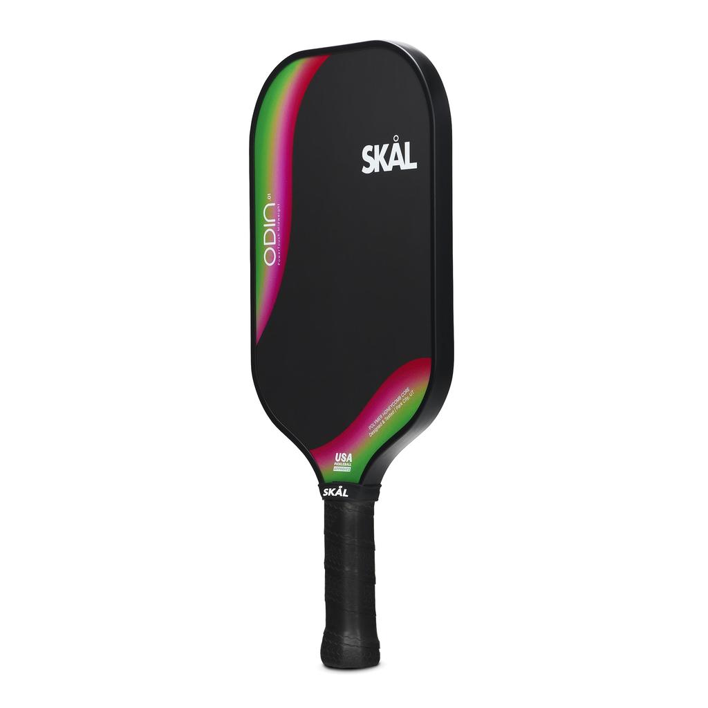 Skal Pickleball Paddle Odin Premium Pro Racket USA Pickleball Approved Raw Carbon Fiber Performance Polypropylene Honeycomb Comfortable Hex Curl Grip