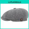 Traditional British Style Beret Hat For Men And Women With Breathable Acrylic Fabric For Fall And Winter Fashion