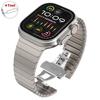 Ultra 2 1 Titanium Color For Apple Watch Ultra 49mm 45mm 44mm 42mm Luxury Bracelet iWatch 46mm 41mm 8 9 10 Stainless Steel Band