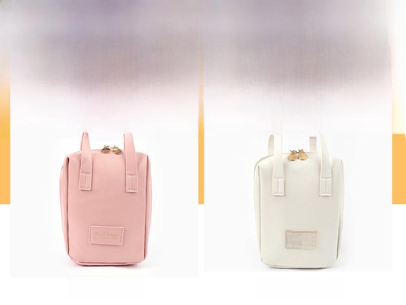 2023 Waterproof Leather Cosmetic Bag for Skin Care with Large Capacity