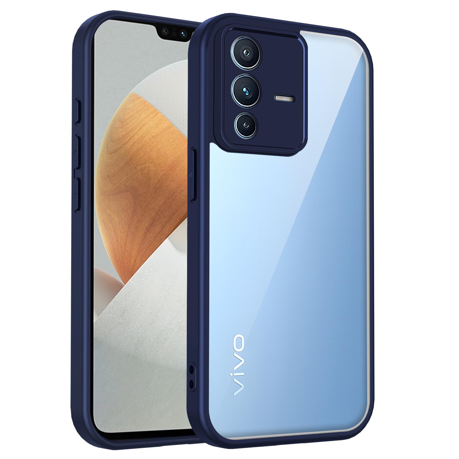 

For Vivo V23 Case vivo V23 Phone Case Vivo V23 5G Cover Vivo V23 Air Cushion Silicon Bumper Clear Matte Back Cover Hard vivo V23 5G