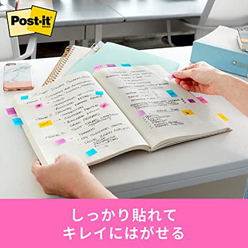 Post-it Film Sticky Notes Refill Heading Pink Yellow Blue 44 X 25 Mm 50 Sheets X 20 Pads 6801RN-K