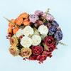 Silk Petals Rose Artificial Flowers Multicolor Faux Flower Decorative Flower  Wedding Ornament