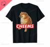 Interesting Idea More Design Cheems Ironic Doge Meme Swole Buff Dog T-Shirt for Men Women  All-match T Shirt Tops Cotton Tees