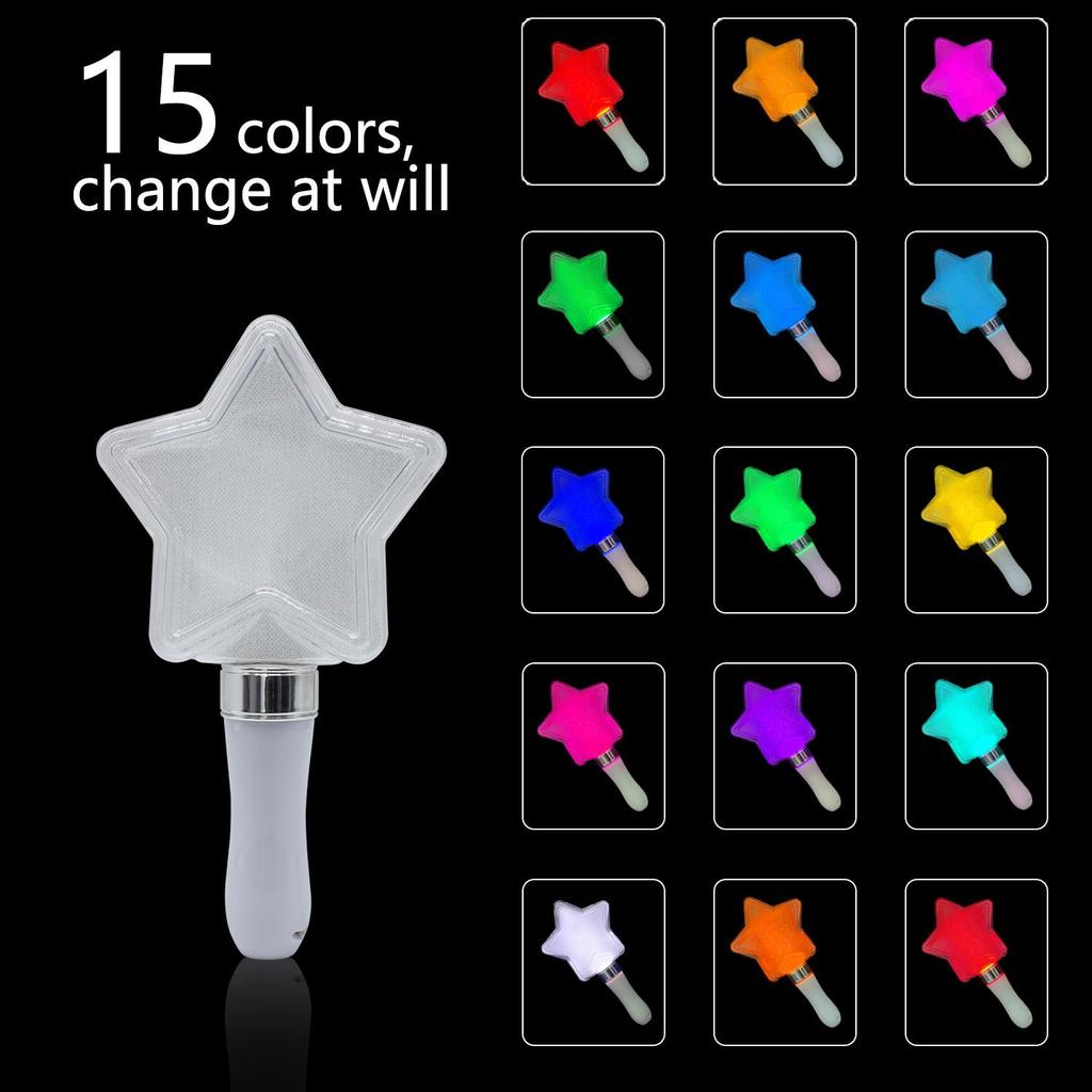 Japan Glow Stick: Electroplated 3W LED 15-Color Concert Highlight Stick