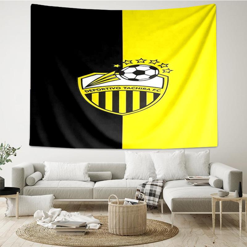 Deportivo Tachira Fc Crest Tapestry Hanging for Bedroom,Livingroom, Playroom,Decor Art Room Wall Tapestry Holiday and Birthday Gifts