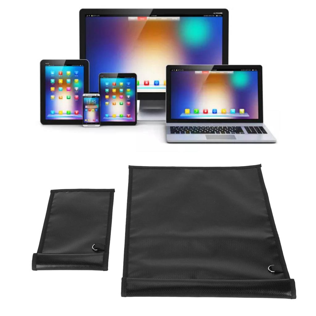 2pcs Faraday Bag for Phones and Car Keys Signal Blocking Bag Waterproof Fireproof Radio Frequency Identification Faraday Pouch