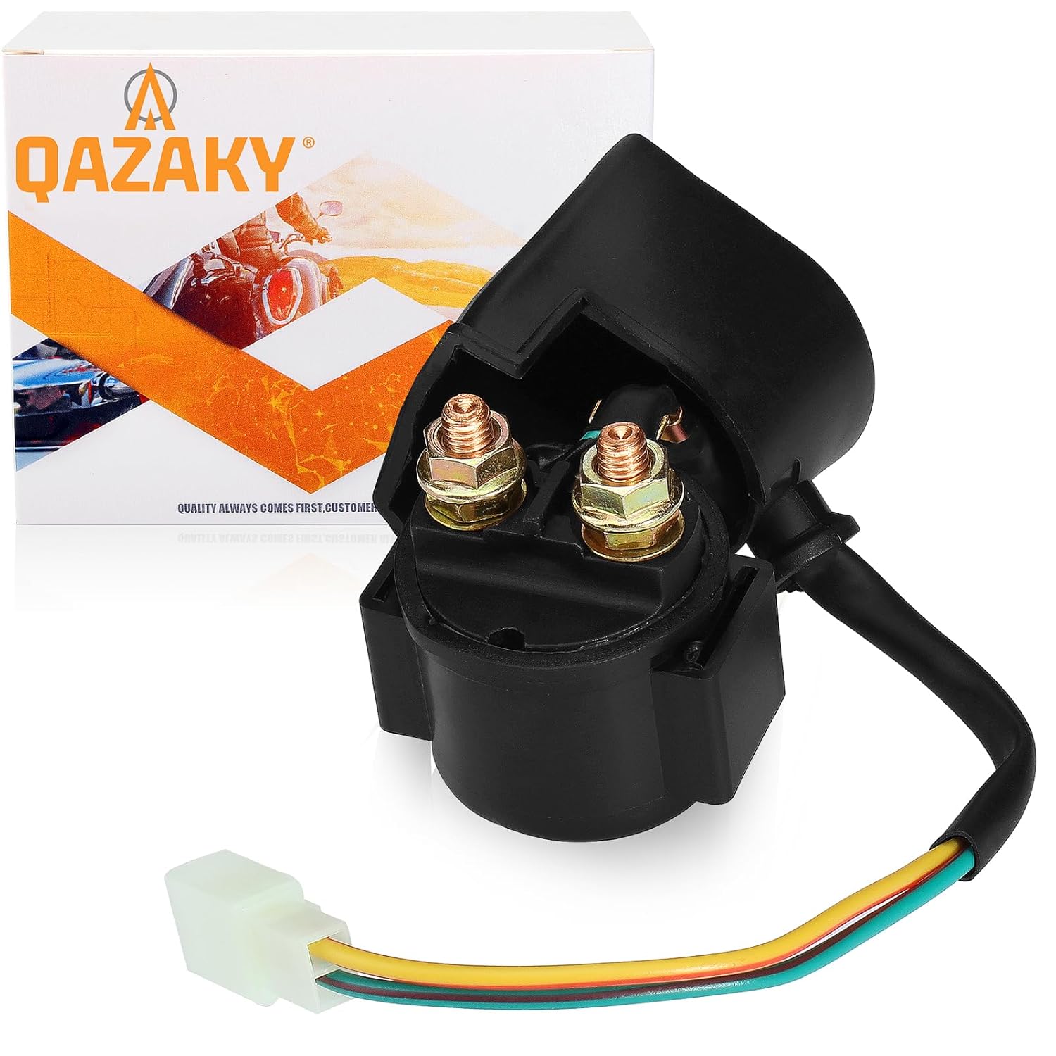 Реле-соленоид стартера, совместимое с 50cc 70cc 90cc 110cc 125cc 150cc GY6 Квадроцикл Скутер Багги Мопед Чоппер Питбайк Карманный байк Kawasaki