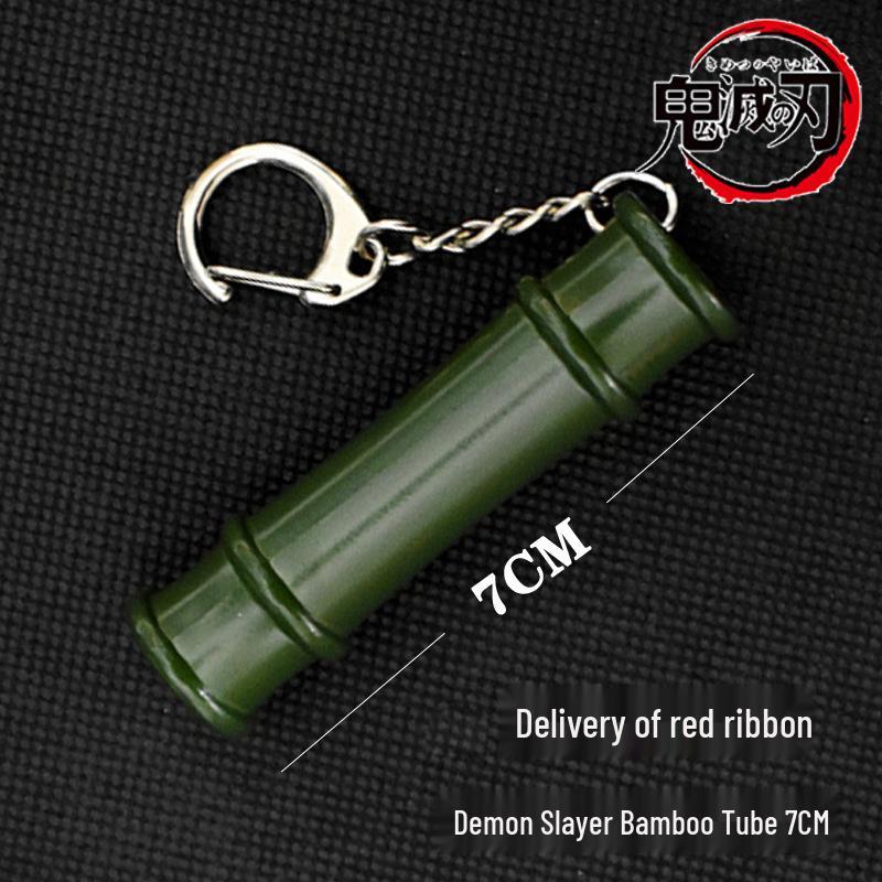 Demon Slayer Nichirin Sword Keychain: Tanjiro, Giyu, Shinobu Alloy Model with Sheath, 17cm