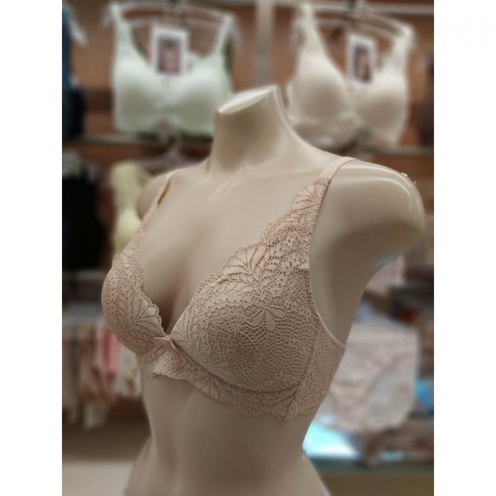 Skin No Wire Mold Bra Hem Panty Set Br4934 Bp4934h